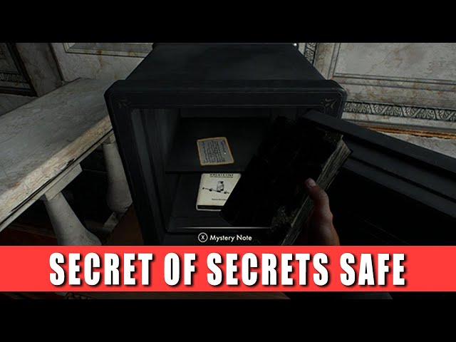 Secret of Secrets Safe Combination Indiana Jones and the Great Circle