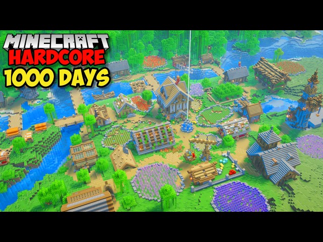 I Survived 1000 DAYS Restarting In Minecraft Hardcore (Full Movie)