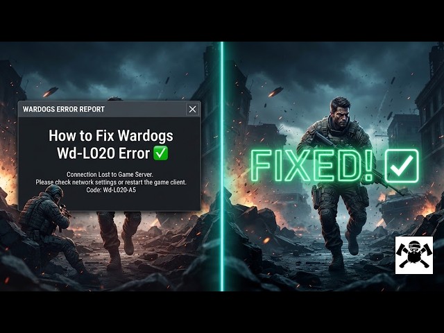 How to Fix Wardogs Wd-L020 Error ✅