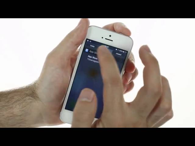 Apple iOS 7 beta running on iPhone 5
