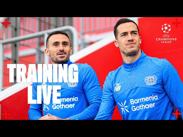 Abschlusstraining vor Bayer 04 Leverkusen 🆚 PSG re-live: Der Champions-League-Sieger kommt!