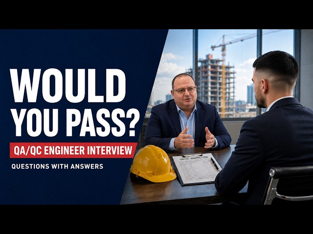 QA/QC Engineer Interview Questions & Answers | Would You Pass?