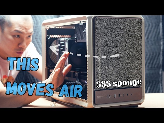 I set up a wind tunnel in the 𝖦𝖮𝖫𝖣 MF400.