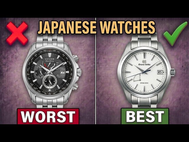 Japanese Watch Brands RANKED Worst to Best