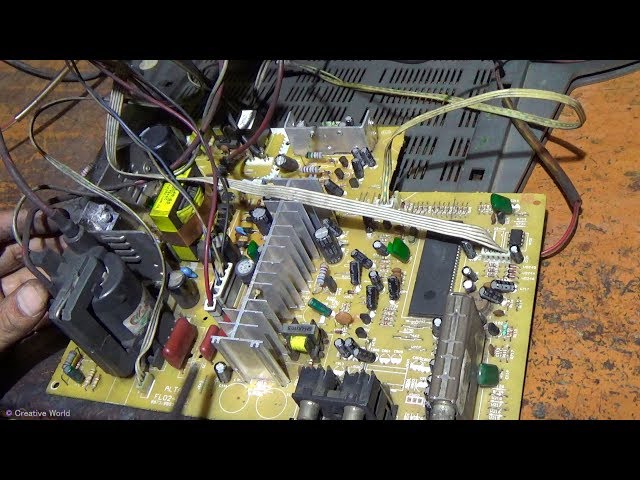 How to rapair Power Problem Of A CRT Color Television (Part 2) - Bengali Tutorial