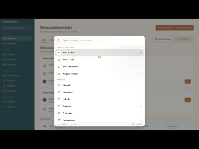 Monduri Tutorial 8: Die Kommandozentrale