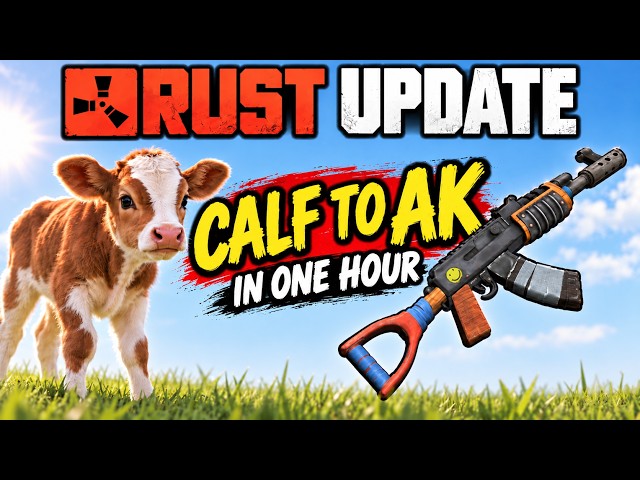 I Turned a Calf Into an AK in ONE HOUR?! | Rust Livestock Update