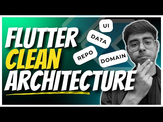 🔴 Companies ask this Flutter Concept in Interviews -CLEAN ARCHITECTURE