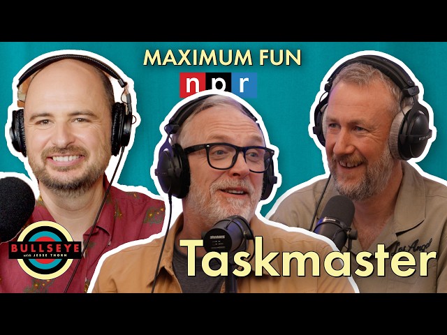 Taskmaster's Greg Davies and Alex Horne reveal secrets of Monarchs Marriage -Bullseye w/ Jesse Thorn