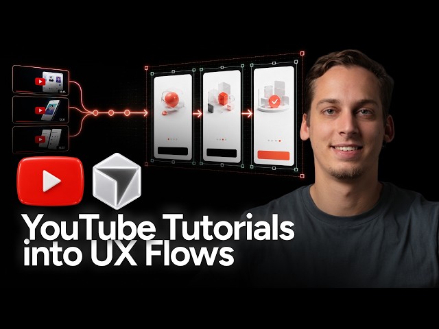 AI Design Engineer Workflow That Designs UX Flows from YouTube Tutorials