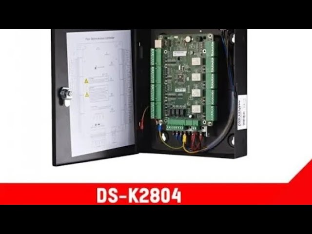 DS-K2804 Hikvision Access Control  Wiring Diagram And Confirmation 