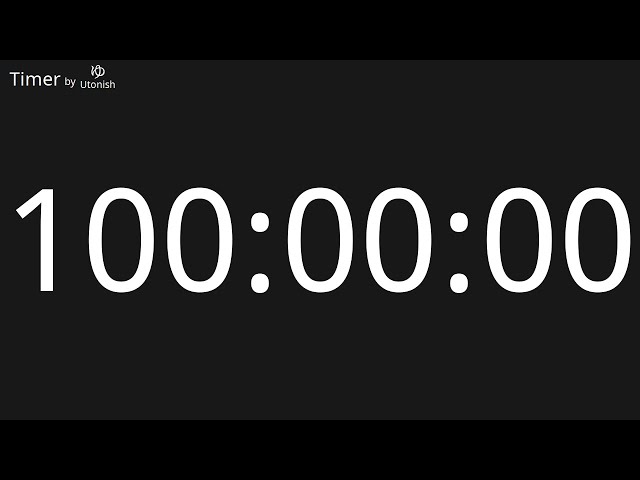 100 Hour Countdown Timer