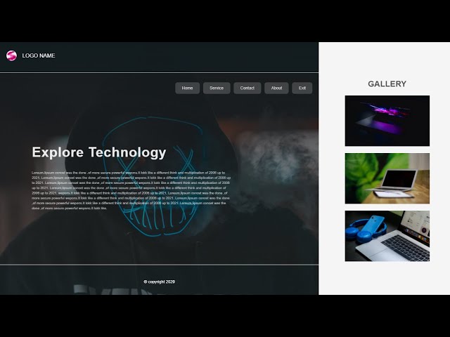 Responsive Website with HTML and CSS  | How to Build Responsive Website - Top Dezns