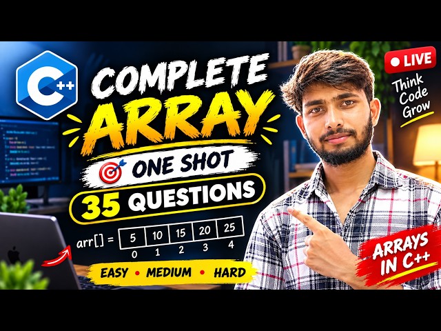 Live DSA Problem Solving — Arrays & Matrix | LogicNLearn