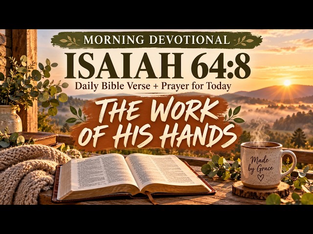 Daily Bible Verse + Prayer for Today | Isaiah 64:8 | Morning Devotional