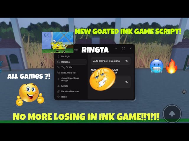 (BEST🔥) NEW RINGTA INK GAME SCRIPT (FREE💳) (NO KEY🔑 )(2025🗓️)