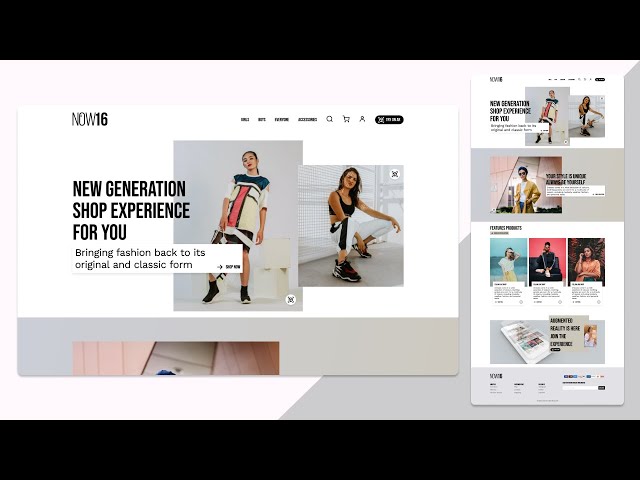 Create a Fashion Clothes Business Landing Page with HTML, CSS & JS: A Step-by-Step Tutorial