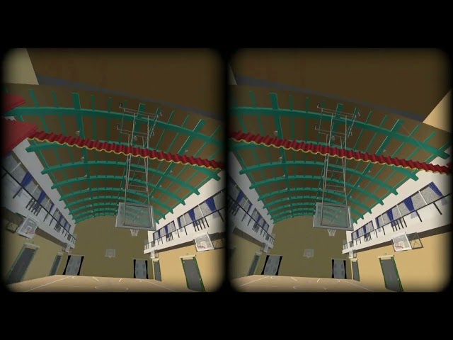 [VR180] いつもの体育館を探索(^^;