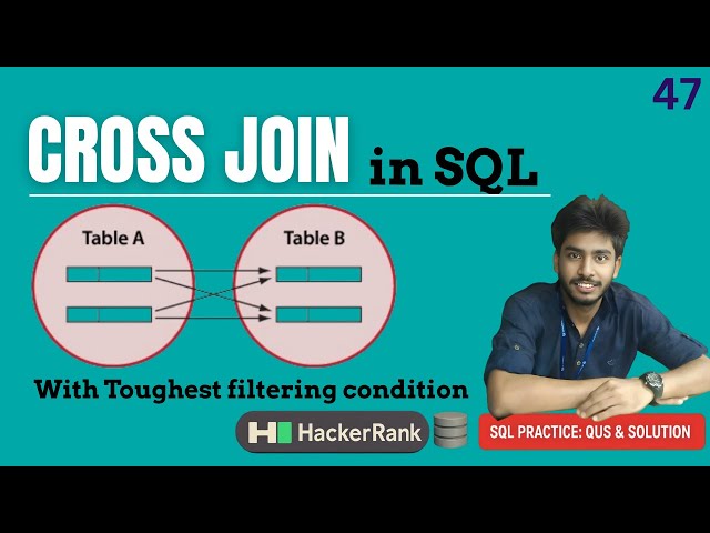 47) 15 Days of Learning SQL | Hackerrank sql questions | SQL | sql tutorial | sql full course