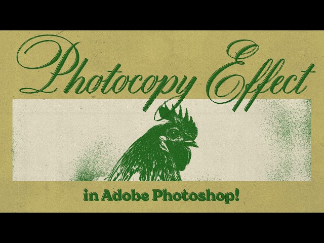 Photoshop Colored Photocopy Effect Tutorial | Easy Step-by-Step