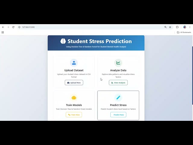 Student Stress Prediction Using Machine Learning | Python AI Machine Learning Project