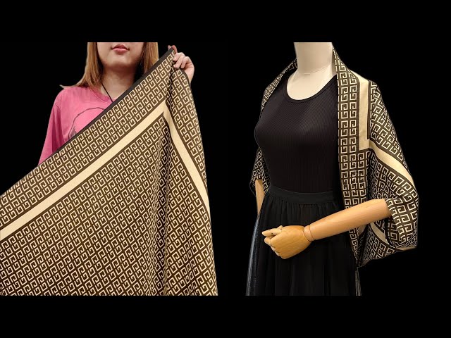❤️ Awesome sewing ideas from a square piece 90cm x 90cm (35.4" x 35.4")