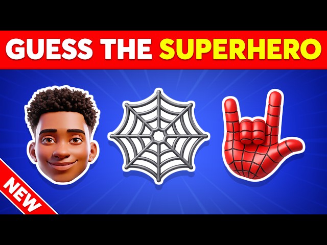 Guess The Superhero By Emoji 🕷🦸❓ Marvel & DC Superheroes 2026 Emoji Quiz