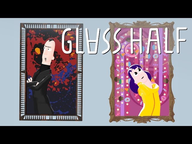 Glass Half - Blender animated cartoon