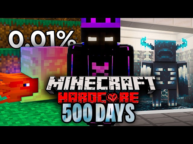I Survived 500 DAYS in Minecraft Hardcore