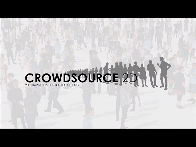 CrowdSource 2D is a Diverse Crowd of Characters