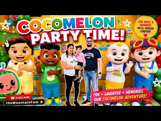 We Met Cocomelon Characters in Toronto| Cocomelon Party Time #toronto #cocomelon | the Mountain Fam