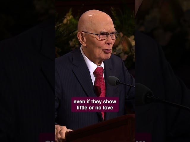 The message the world is talking about. 🌍 Missed it live? Watch President Oaks & Uchtdorf. #HearHim