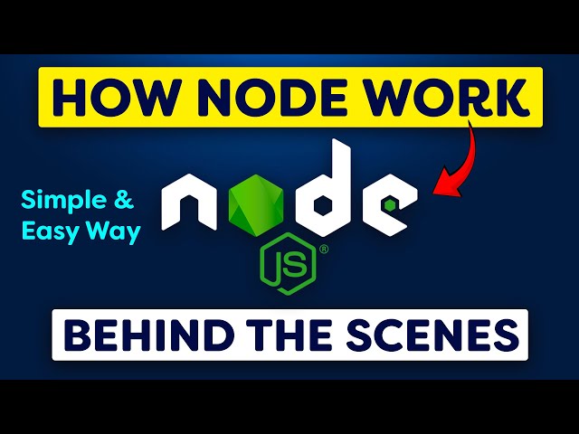 The ONLY Video you need to Understand "How Node JS Works"