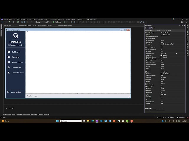 4. Crear y configurar formulario base listado