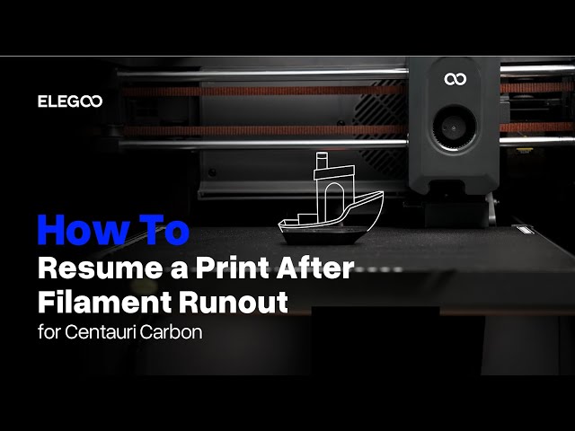 How to Resume a Print After Filament Runout | Centauri Carbon