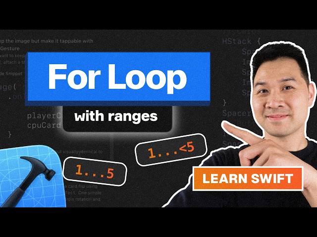 Learn Swift for Beginners 2026 - Lesson 11 - For Loops with Ranges