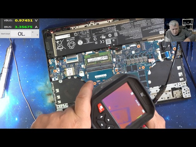 Lenovo Legion 5 - no power - restoring the power circuit - Customer said is short circuit everywhere