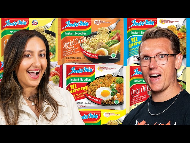 Trying Every Indomie Instant Noodle Flavor