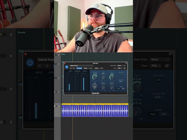 Use this stock Logic plugin to get super tight drums!