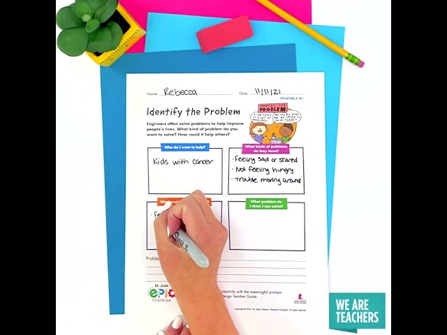 Free Classroom Poster and Student Printables: Think Like an Engineer!
