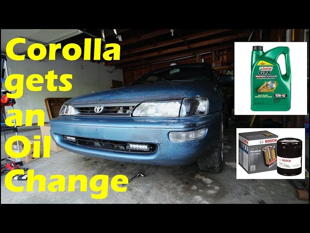 Engine Oil Change '91 - '98 Toyota Corolla (Detailed Guide - All You Need To Know)