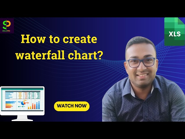 How & When to Create a Waterfall Chart!  #excel #charts #graphs #productivity #excelforbeginers