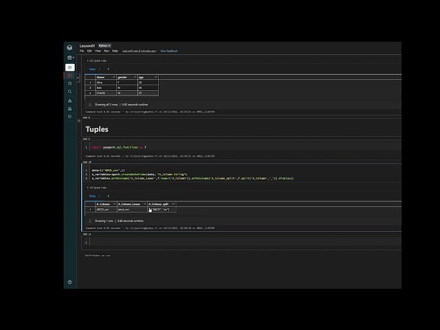 Lesson 01 - How to manually create a Pyspark Dataframe