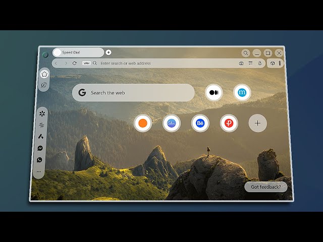 Opera Air is my new favorite browser