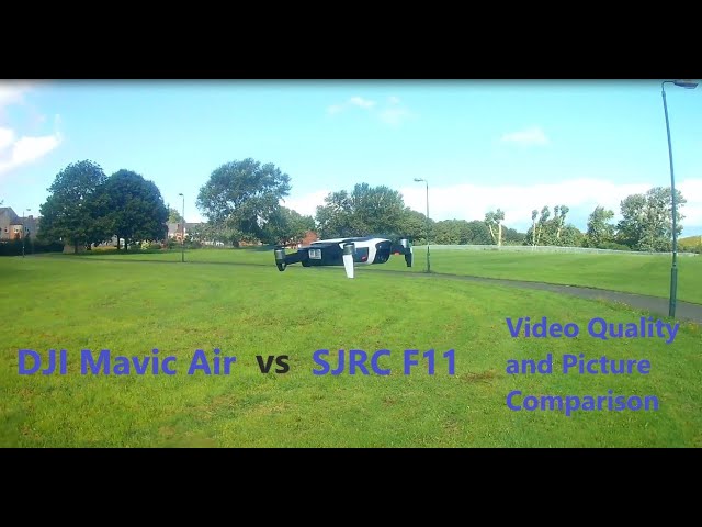 DJI Mavic Air vs SJRC F11 Video and Picture Comparison