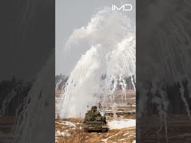 Norwegian Army Leopard 2A4 Tanks Conduct Live-Fire Drills