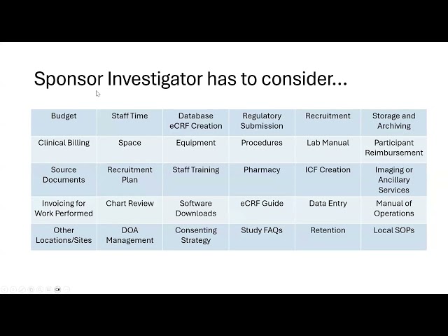 Comprehensive Study Management