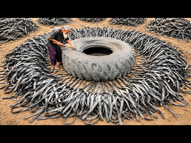 TOP 6 INSANE Used Tires Recycling And Manufacturing Factory Processes | How it's Made
