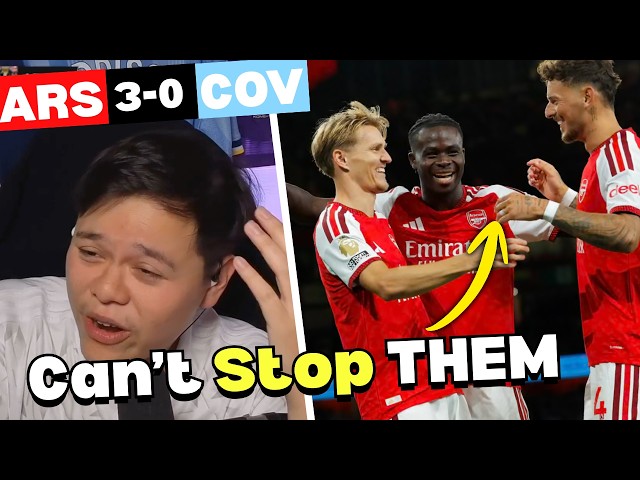 ARSENAL THRASH COVENTRY 3-0 !!! (Live Best Bits)