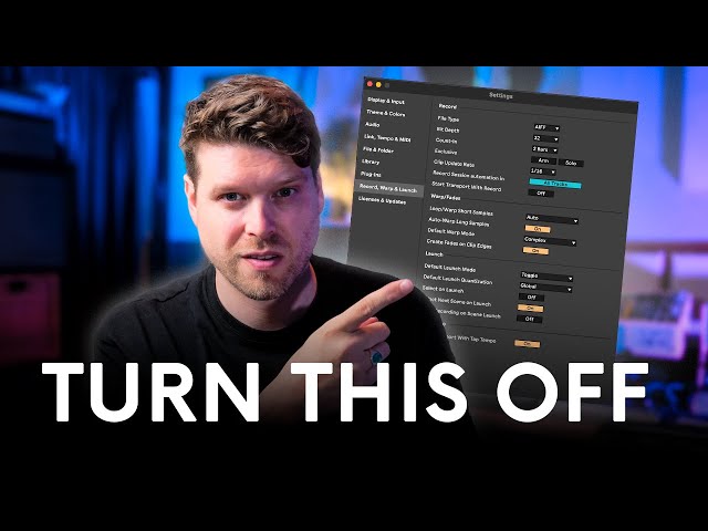 Ableton Live 12 Settings To Turn OFF Now! (Important!)